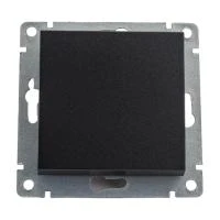 Купить Выключатель UNIVersal Афина СУ 1 клавишный графит А0021