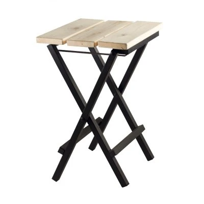 Купить Табурет садовый дерев. складной 33 х 33 х 45 см (1)