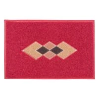 Купить Коврик Spongy Ромбы 45х75см бордовый