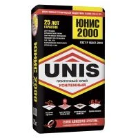 Клей д плитки ЮНИС 2000 25кг