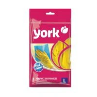 Купить Перчатки резиновые латексные размер L (1/12/144) "YORK"