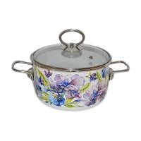 Купить Кастрюля эмалиров. "IRIS" белосн. 2 л (1/4) "VITROSS"  1SC165S