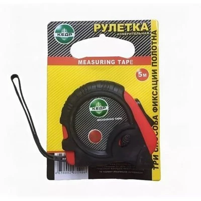 Купить Рулетка Кедр 3 способа фикс. обрезинен. 7,5мх25мм 017-0725  23451