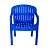 Купить Кресло пласт. "Летнее" (синий) (1) "Стандарт пластик"