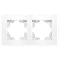 Купить Рамка UNIVersal Афина СУ 2-я белая А0044