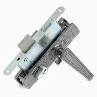 Купить Замок врезной Зенит 4-3,01 серебро с ручками 