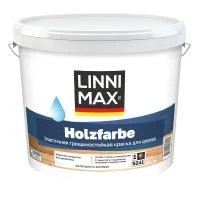 Краска по дереву "HOLZFARBE" база 1 (белая) 9 л (1) "LINNIMAX"