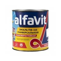 Эмаль "ALFAVIT" пф-115 салатная  0,9 кг (1/6) серия альфа
