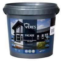 Купить Краска акриловая VERES фасадная Горький шоколад 0,9л 270328