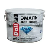 Эмаль "DALI" для пола серая  9 л (1) "Рогнеда"