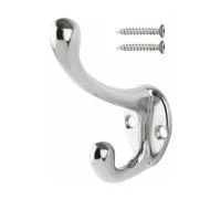 Купить Крючок двойной верт хром FIT 66897