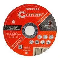 Купить Круг отрезной по мет/нерж 125х0,8х22,2 Cutop Special 50-411
