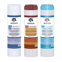 Купить Картриджи комплект K-FE 3 шт Unicorn обезжелезивание