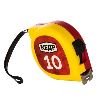 Купить Рулетка Кедр с фиксатором пласт корпус 10мх25мм 092-1025 28889