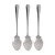 Купить Ложки столовые "MILANO" набор 3 шт. (1/10/100) "MALLONY"