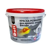 Краска резиновая "DALI" серый графит RAL 7024 12 кг (1) "Рогнеда"