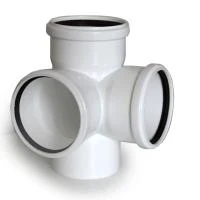 Купить П/П Крестовина 90* 110х110х110 двухплосткостная белый РТП 07744