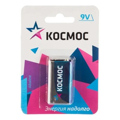 Купить Батарейка Космос 6LR61 9V (крона) Alkaline 1шт