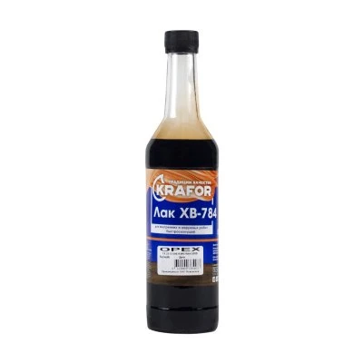 Лак ХВ-784 Орех 0,5л Krafor 30743