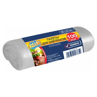 Купить Пакеты для завтрака ЭКО 100шт 25х32см