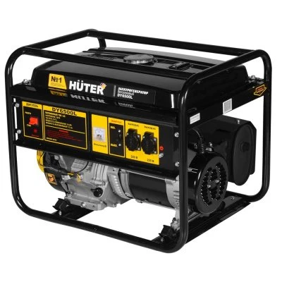 Купить Бензиновый электрогенератор DY6500L 6,5кВт Huter