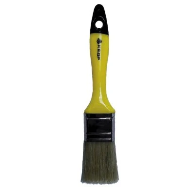 Купить Кисть плоская КЕДР №1 смеш. щетина плас. ручка 25мм 26153