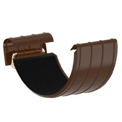 Купить Соединитель желоба 92 коричневый