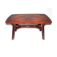 Купить Стол пласт. прямоуг. "Премиум" лессир 140*85*72,8 см (мербау) (1) "Стандарт пластик"