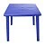 Купить Стол пласт. квадрат. 80*80*71 см (синий) (1) "Стандарт пластик"