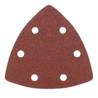Купить Треугольник шлифовальный на липучке, 80*80*80 мм, р120, набор 5 шт. (1/250) "PATRIOT" 820010304