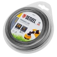 Купить Леска д/триммера Denzel D=2,0 мм 15м двухкомпонентная звезда 96216