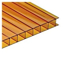 Сотовый поликарбонат 4мм бронзовый 2,1х1м.п