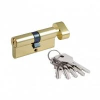 Купить Механизм цилиндровый ЛВ-70 ключ/вертушка золото 261194