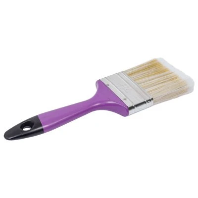 Купить Кисть плоская KRAFOR №2,5 искуств щетина  пласт. ручка 63мм 49201