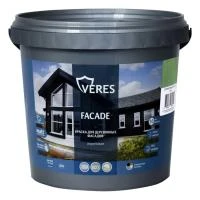 Купить Краска акриловая VERES фасадная Оливковый 0,9л 270296