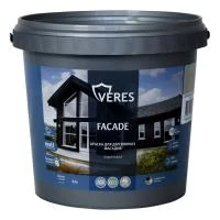 Купить Краска акриловая VERES фасадная Слоновая кость 0,9л 256915