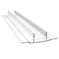 Профиль соед. разъемный HСP 4-10мм прозрачн. 6м