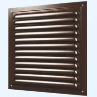 Купить Вент. решетка мет. 200х200 коричневая РВК200