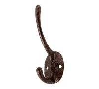 Купить Крючок вешалка двойной антик медь 66872