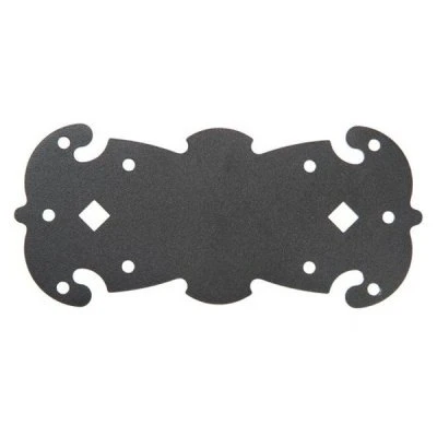Купить Пластина крепежная фигурная 180х80 черная