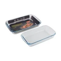 Купить Форма для запекания стекл. "FELICITà", 2,2 л, прямоуг., с ручками (1/6) "MALLONY"