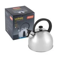 Купить Чайник нержав. 2,5 л со свистком "OPERA" (зеркальная полировка) (1/12) "MALLONY"