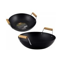 Купить Сковорода-вок "LARGO" 32 см углеродистая сталь (1/12) "MALLONY"