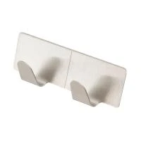 Купить Крючок на планке самокл. (2 крючка) нержав. (1/24/144) "Рыжий кот" SSH-01