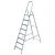 Купить Стремянка  алюминиевая  8 ступеней (1) "Алюмет"