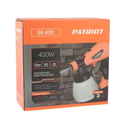 Купить Краскопульт электрический PATRIOT SG 400