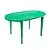 Купить Стол пласт. овальный 140*80*71 см (зеленый) (1) "Стандарт пластик"