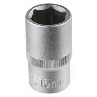 Купить Головка торцевая 15мм 6-гранная под 1/2"