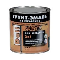 Грунт- эмаль по ржавчине "DALI"  3 в 1  белая (RAL 9010)  0,75 л (1/6) "Рогнеда"