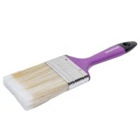 Купить Кисть плоская KRAFOR №2,5 искуств щетина  пласт. ручка 63мм 49201